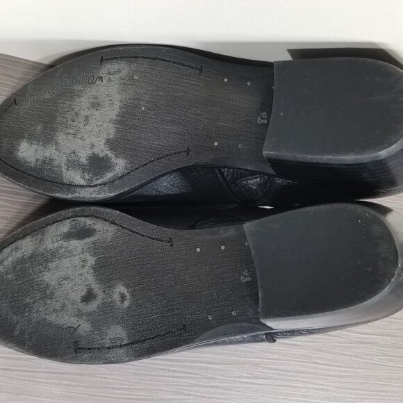 Sam Edelman Petty Chelsea Boot, Black Pebbled Leather, Womens Size 8.5 M / 38.5 - Picture 11 of 13